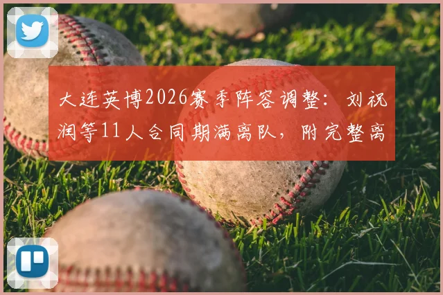 大连英博2026赛季阵容调整:刘祝润等11人合同期满离队,附完整离队名单与租借球员信息